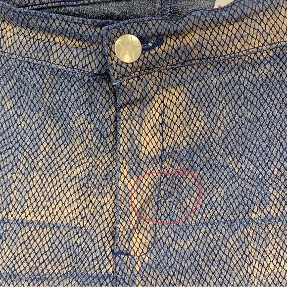 Bubblegum Gold Coated Reptile Print Slim Straight Mid Rise Jeggings, 9/10 - Picture 15 of 16